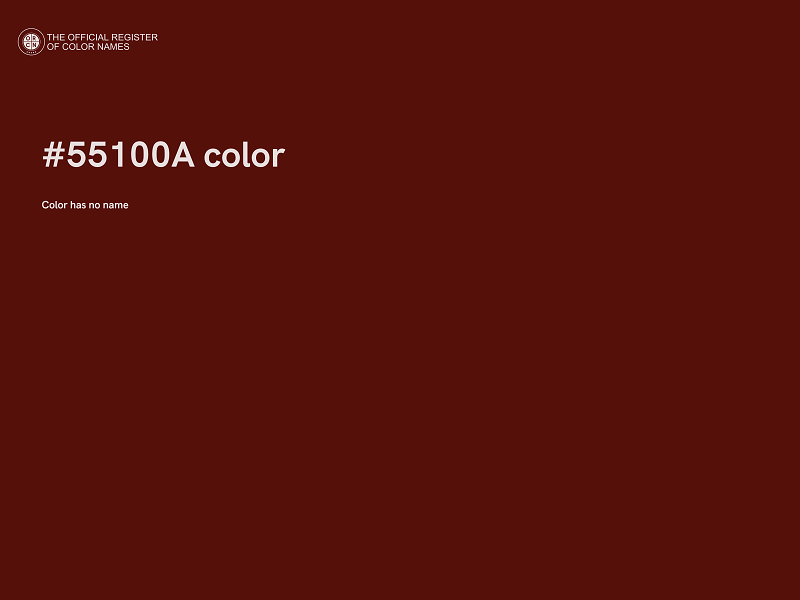 #55100A color image