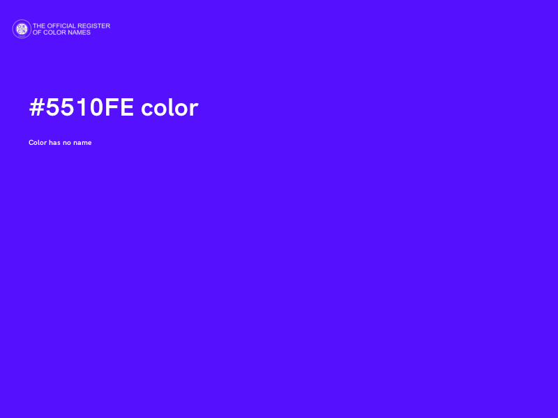 #5510FE color image