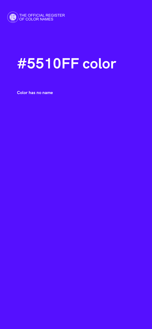 #5510FF color image