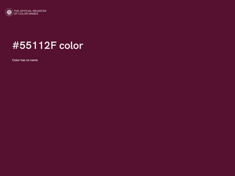 #55112F color image