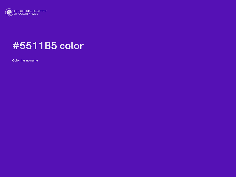 #5511B5 color image