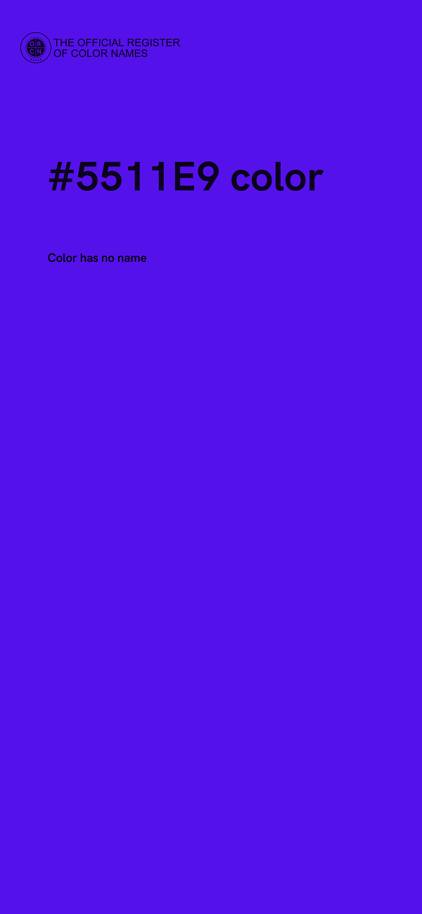 #5511E9 color image