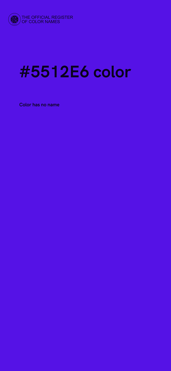 #5512E6 color image