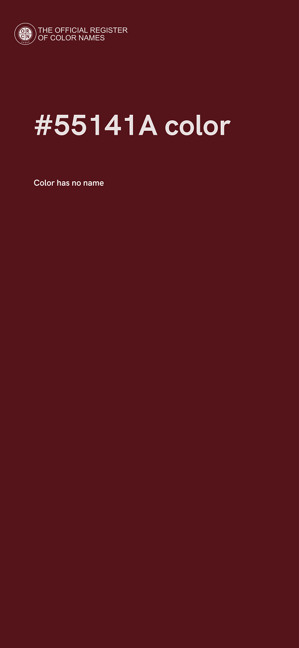 #55141A color image