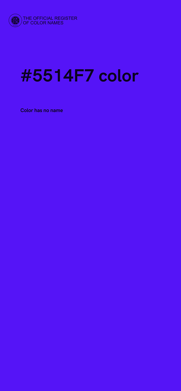 #5514F7 color image