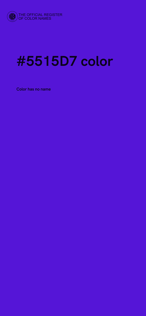#5515D7 color image