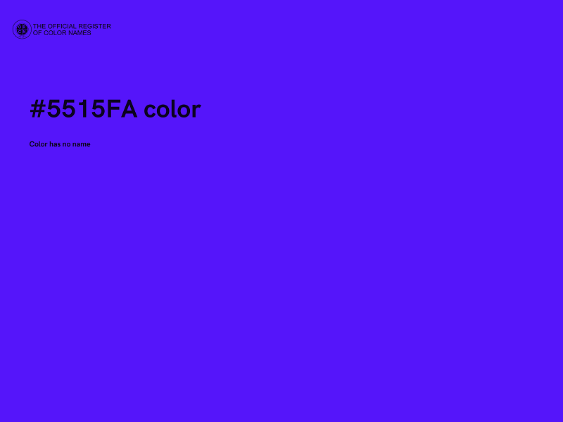 #5515FA color image