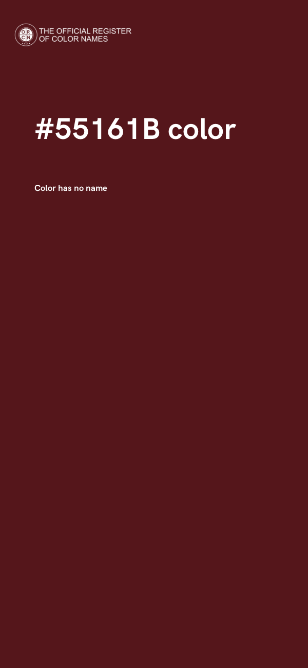 #55161B color image