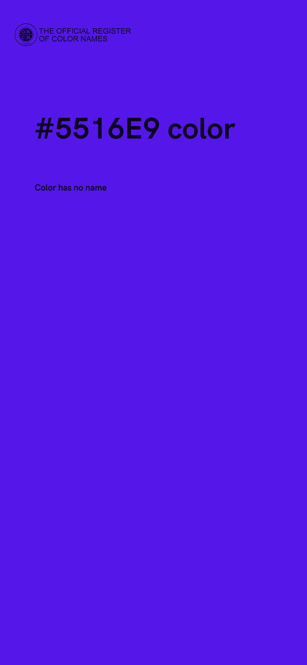 #5516E9 color image