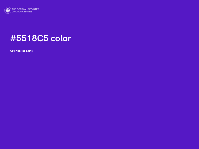 #5518C5 color image