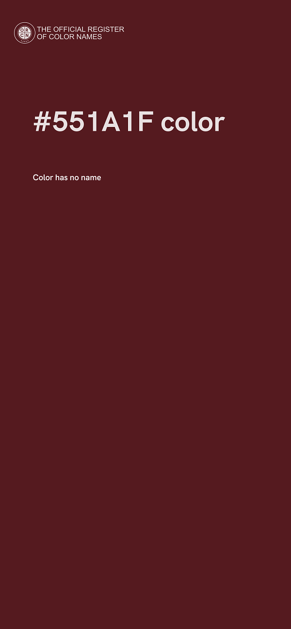 #551A1F color image