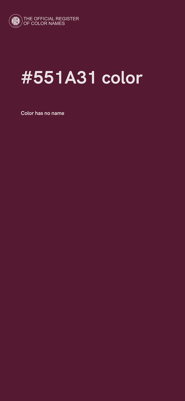 #551A31 color image