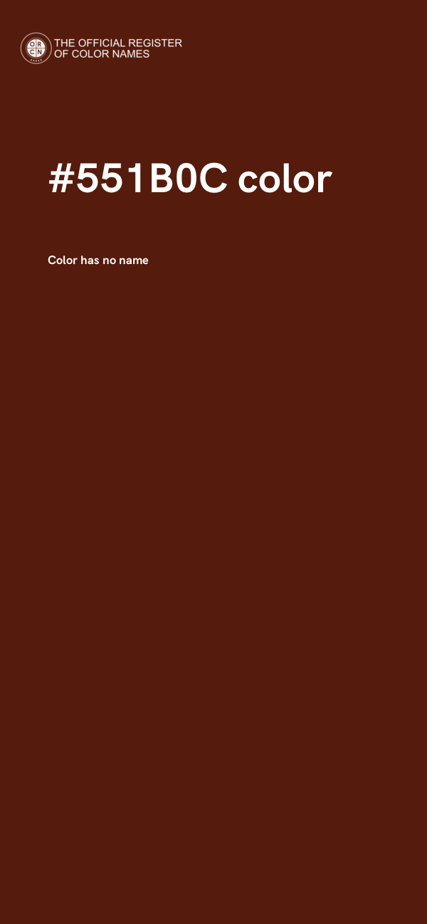 #551B0C color image