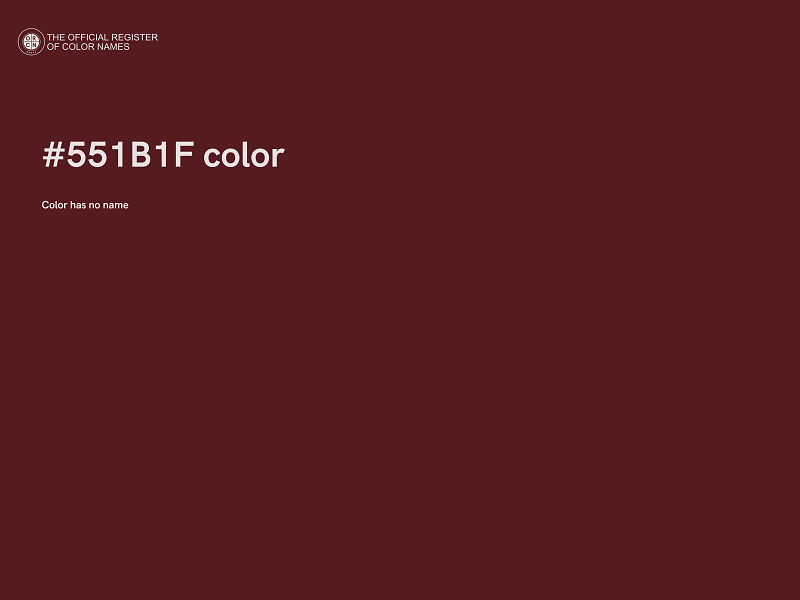 #551B1F color image