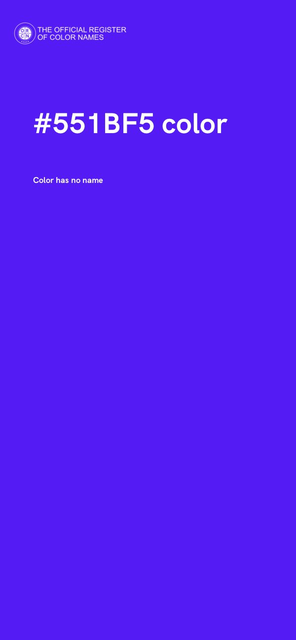#551BF5 color image