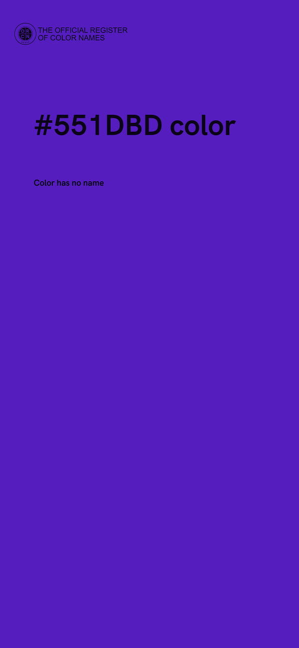 #551DBD color image