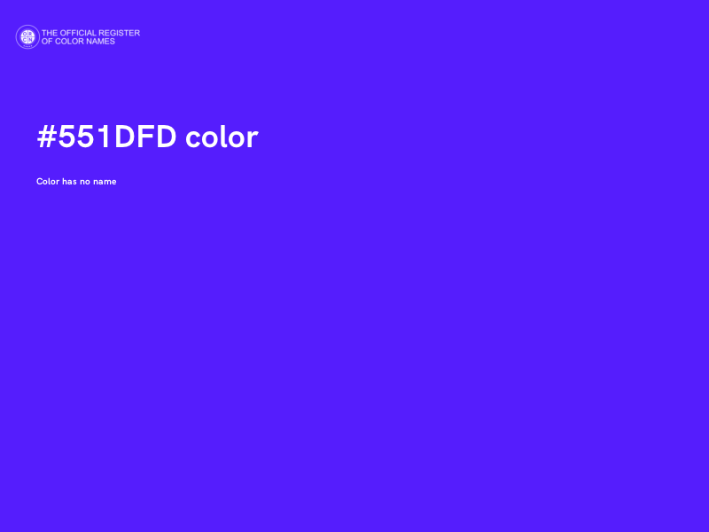#551DFD color image