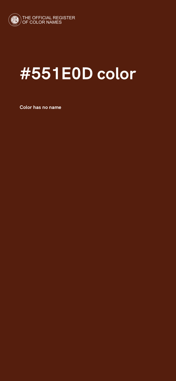 #551E0D color image