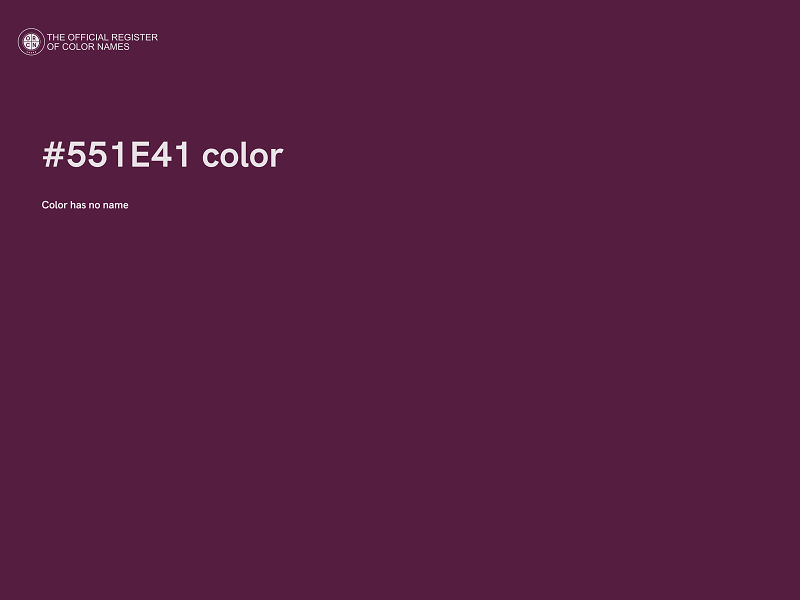 #551E41 color image
