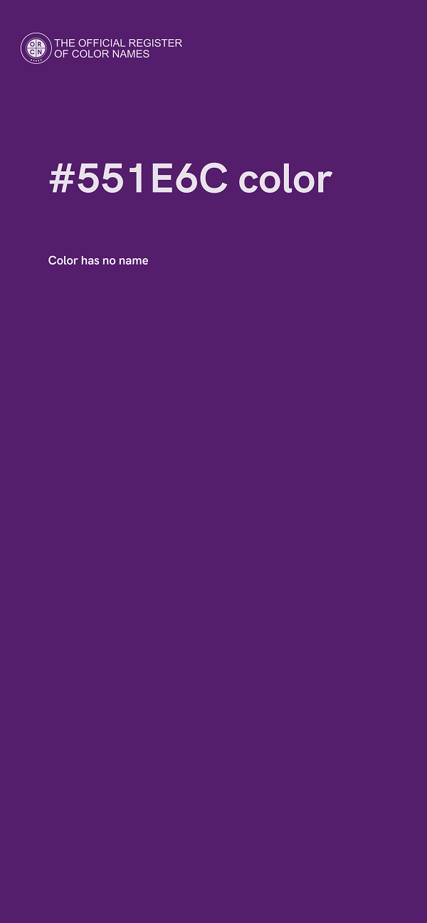 #551E6C color image