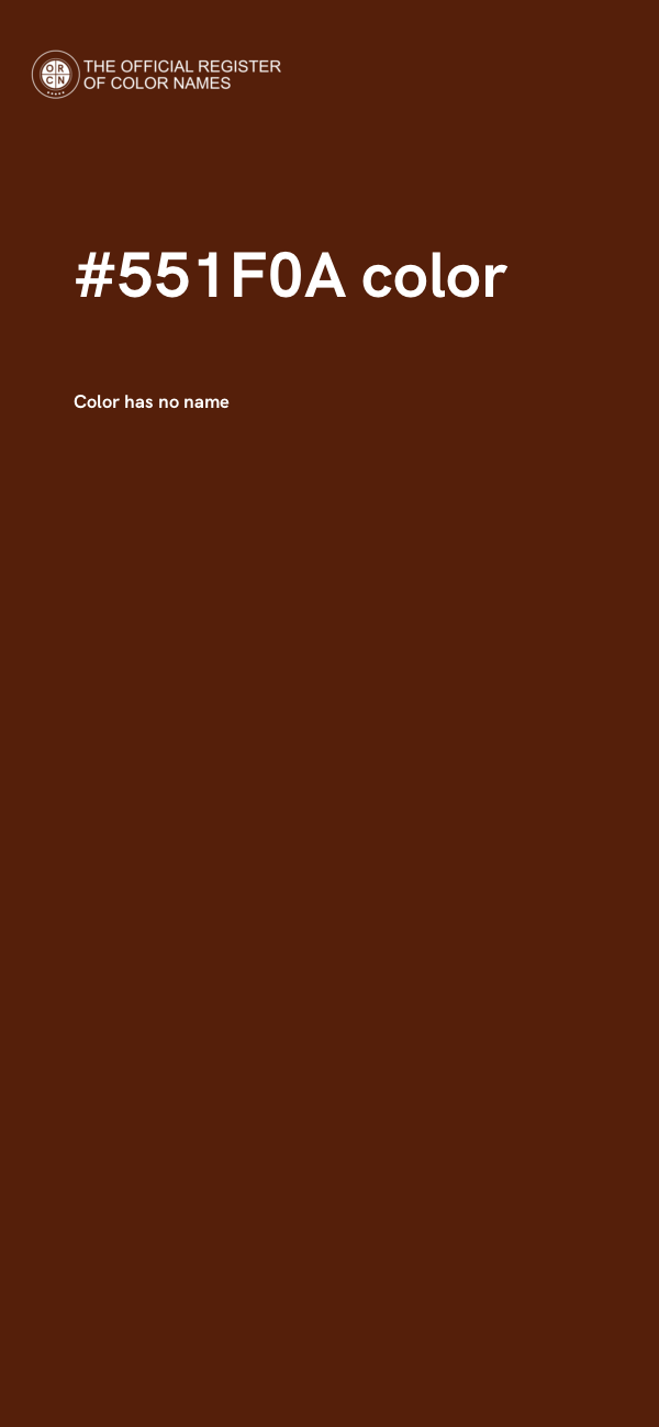 #551F0A color image