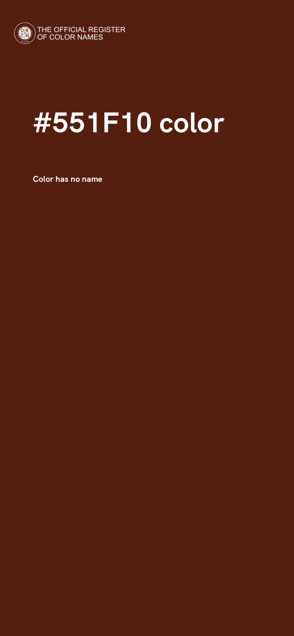 #551F10 color image