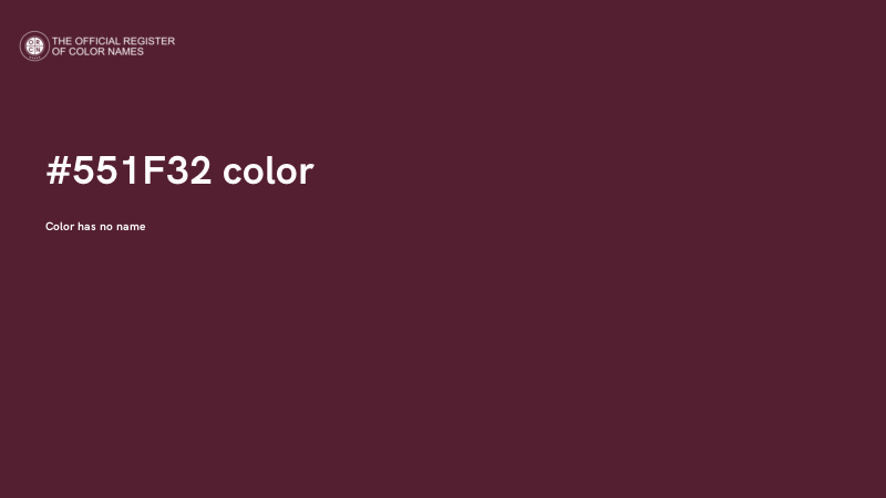 #551F32 color image