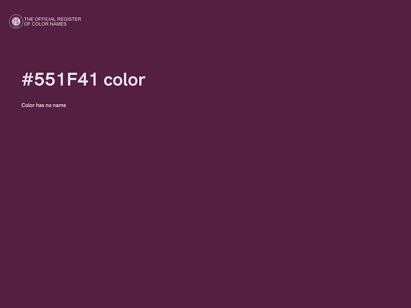 #551F41 color image