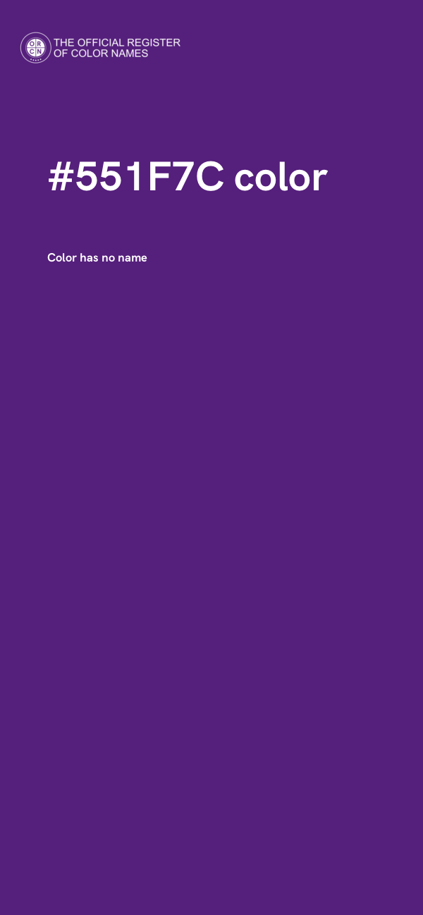 #551F7C color image