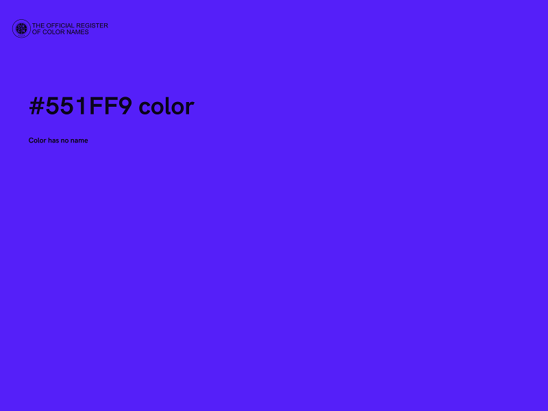 #551FF9 color image
