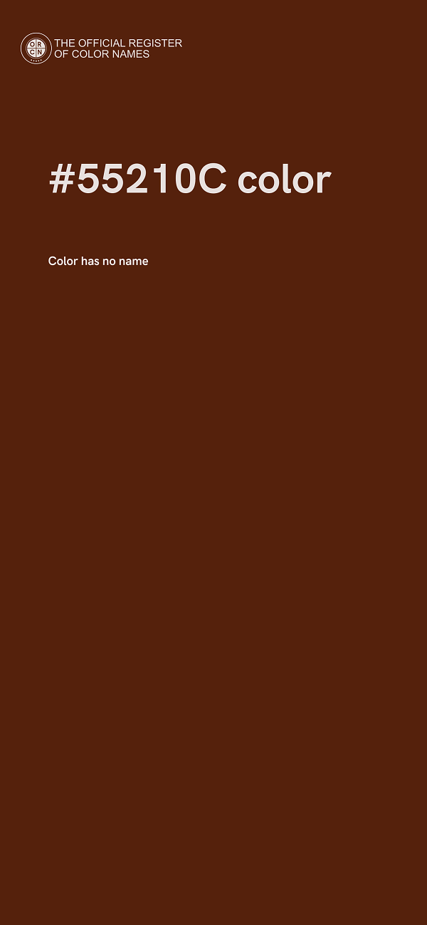 #55210C color image