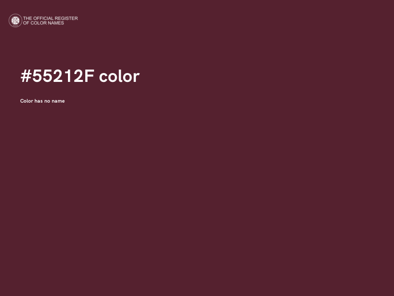 #55212F color image