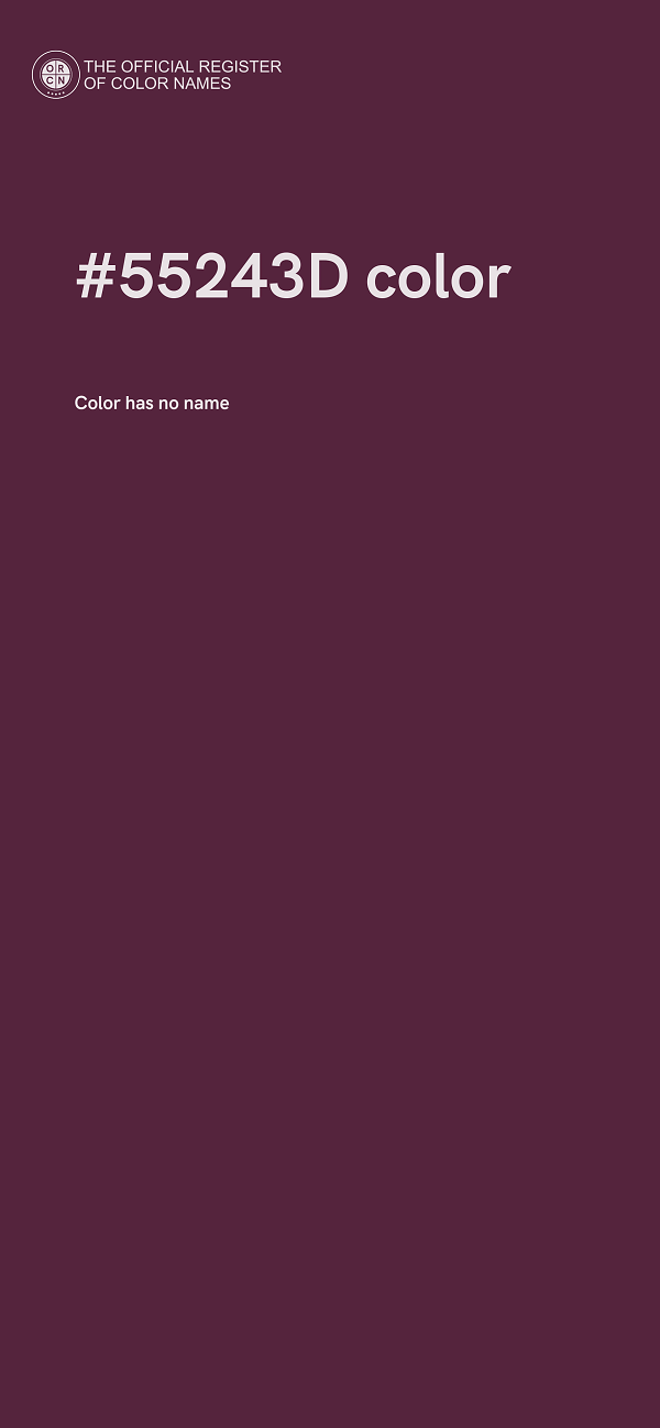 #55243D color image