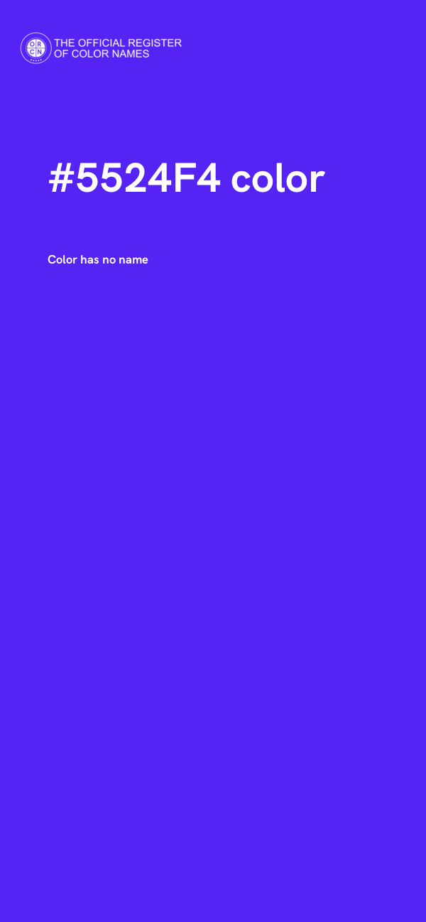 #5524F4 color image