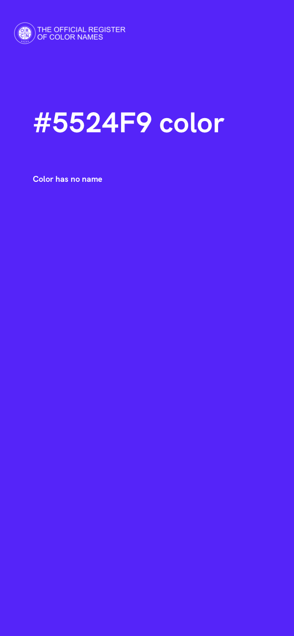 #5524F9 color image