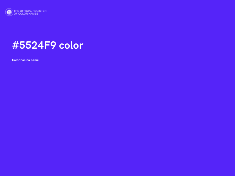#5524F9 color image