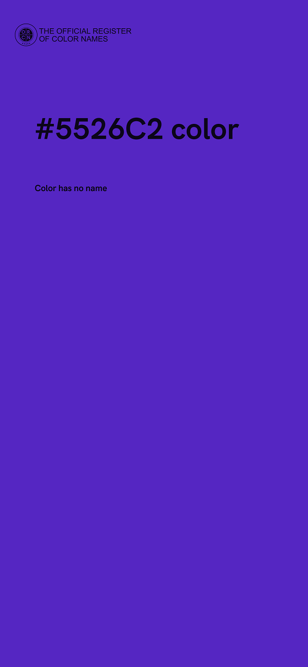 #5526C2 color image