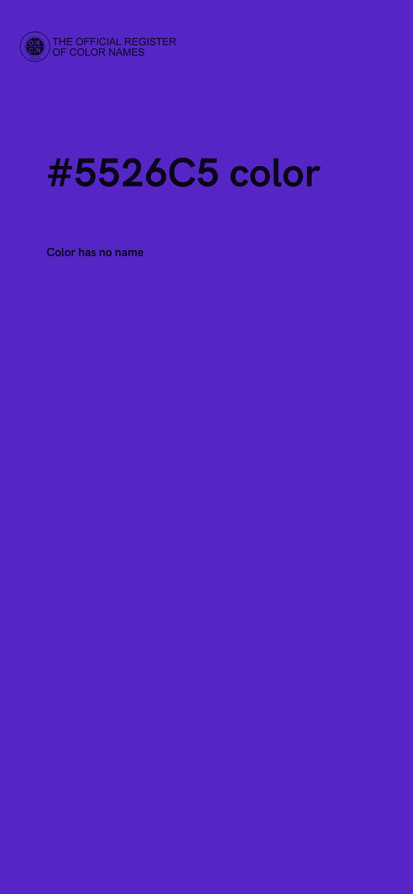 #5526C5 color image