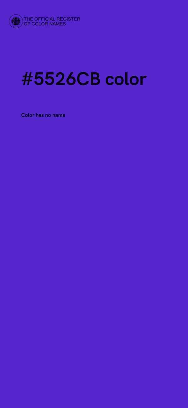 #5526CB color image