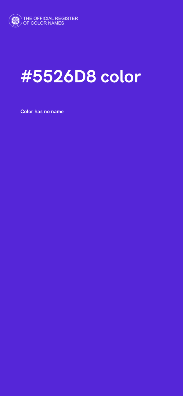 #5526D8 color image