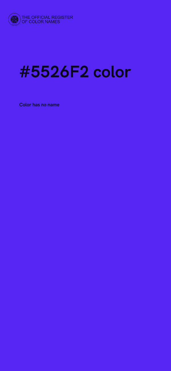 #5526F2 color image