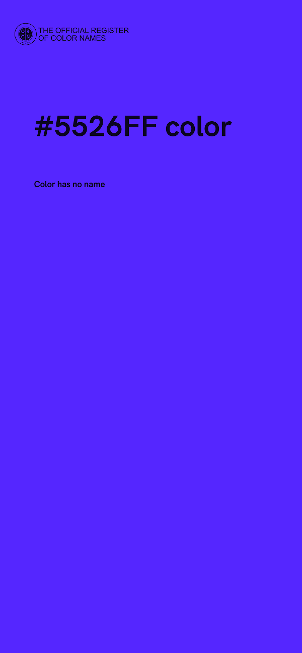#5526FF color image