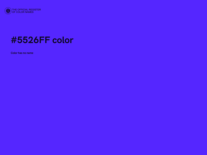 #5526FF color image