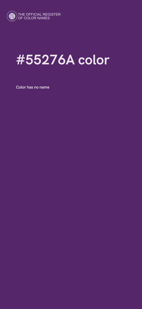 #55276A color image