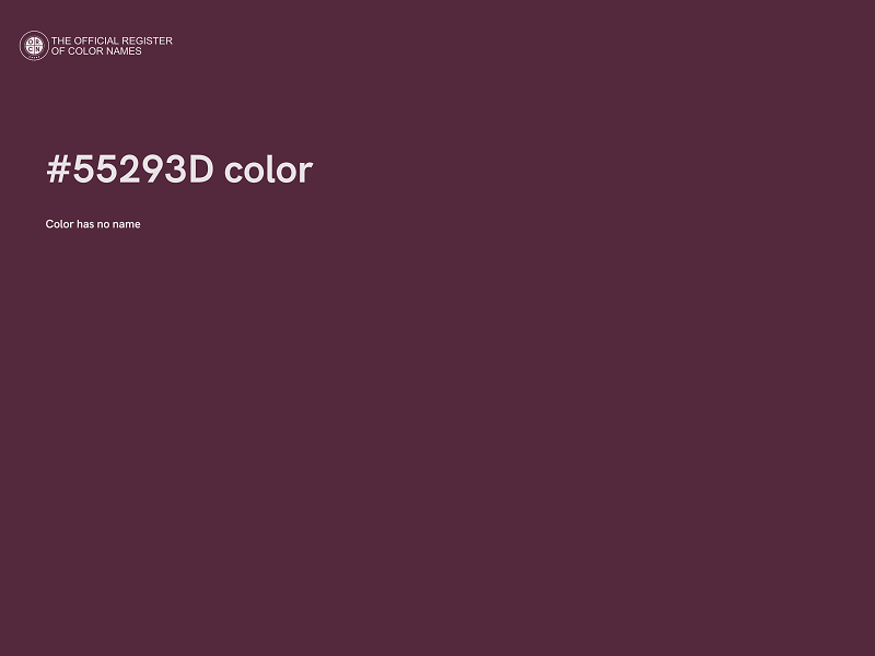 #55293D color image