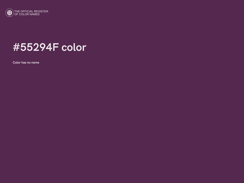 #55294F color image