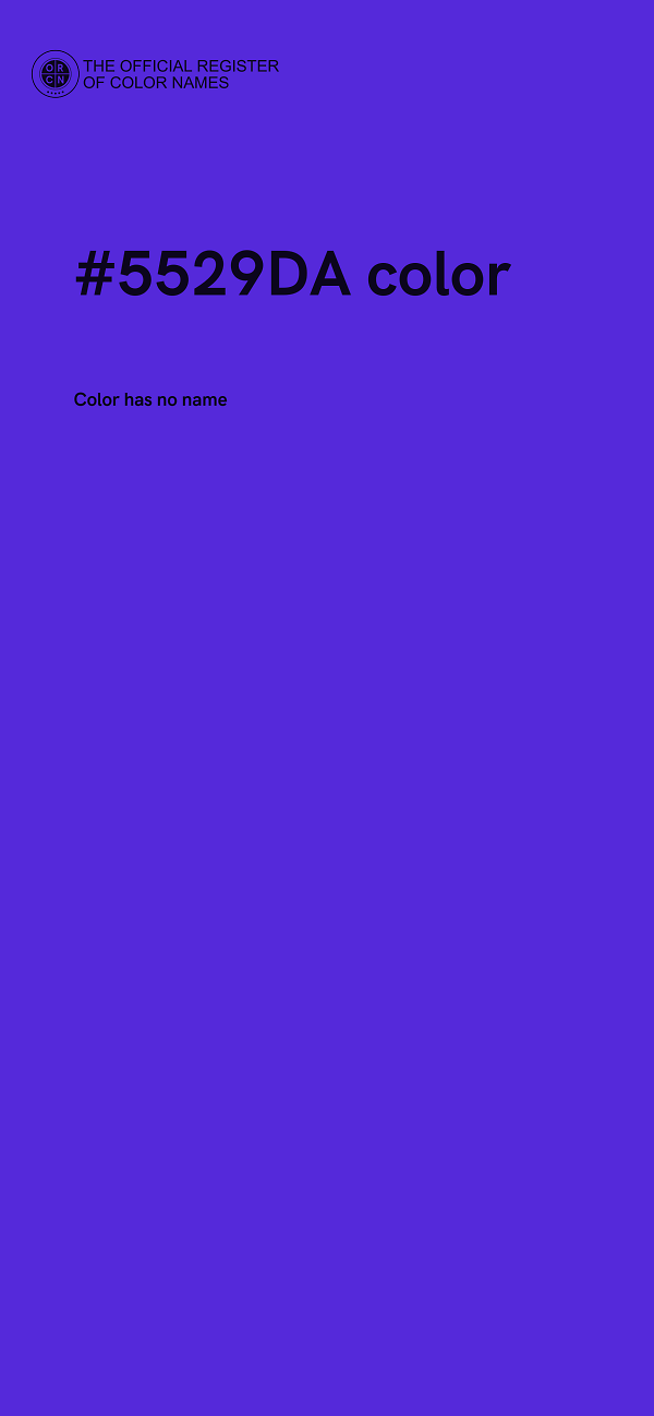 #5529DA color image