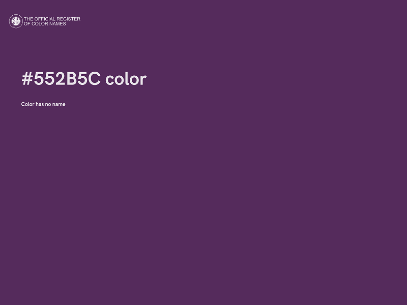 #552B5C color image