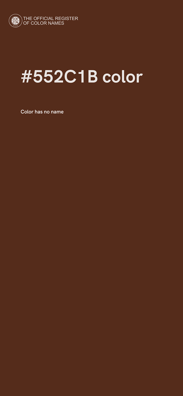 #552C1B color image