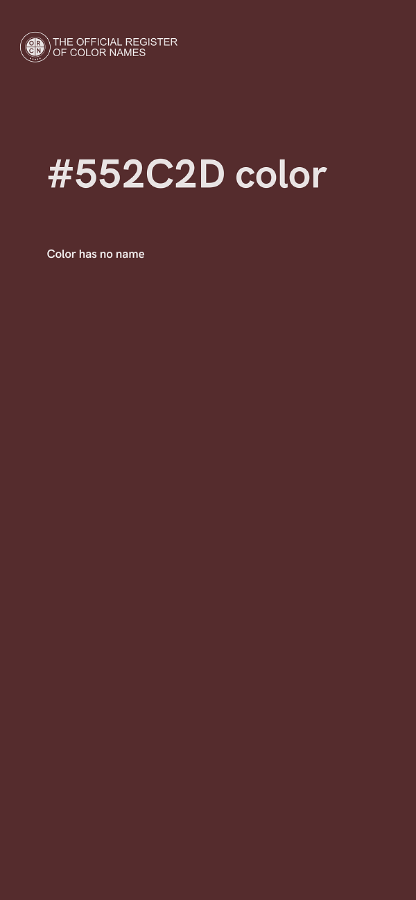 #552C2D color image